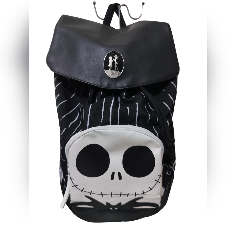 2043)Bioworld The Night Before Christmas Jack(glow in the dark) Slouch Backpack